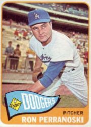 1965 Topps Baseball Cards      484     Ron Perranoski
